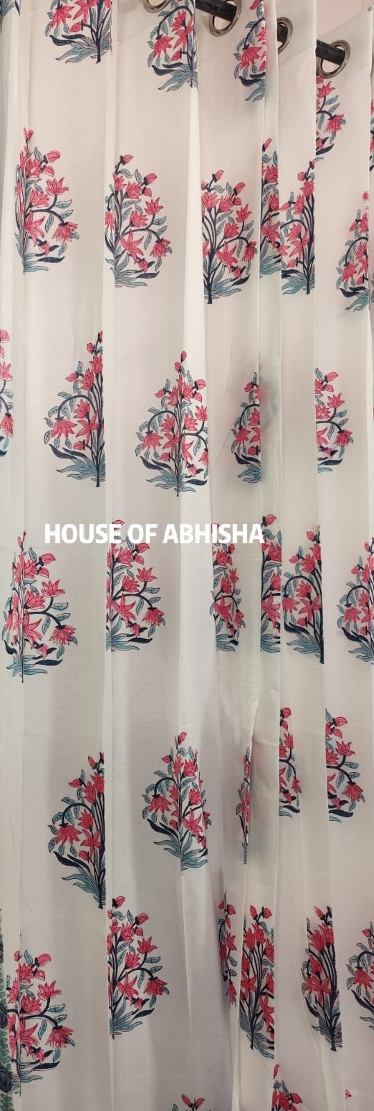 Bageecha Handblock Printed Cotton Curtains