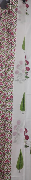 Bageecha Handblock Printed Cotton Curtains