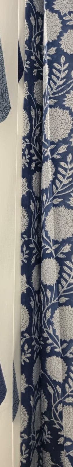 The Buta Handblock Printed Cotton Curtains