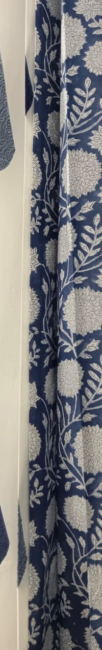 The Buta Handblock Printed Cotton Curtains