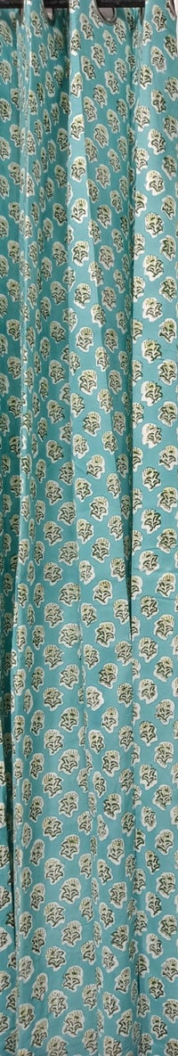 Kyari Handblock Printed Cotton Curtains