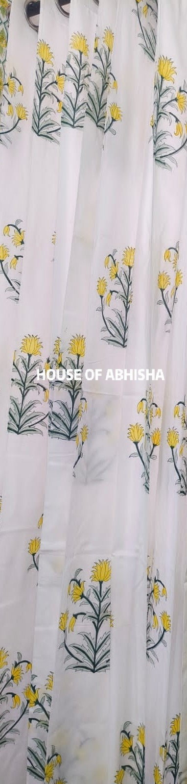 Bagh-e-Gul Handblock Printed Cotton Curtains