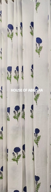 Aprajita Handblock Printed Cotton Curtains