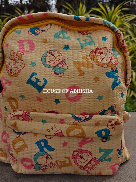 Doraemon Quilted Kids Backpack
