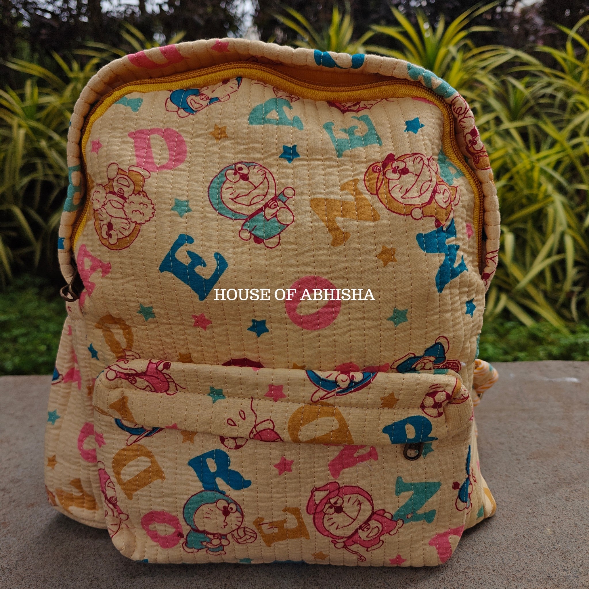 Doraemon Quilted Kids Backpack