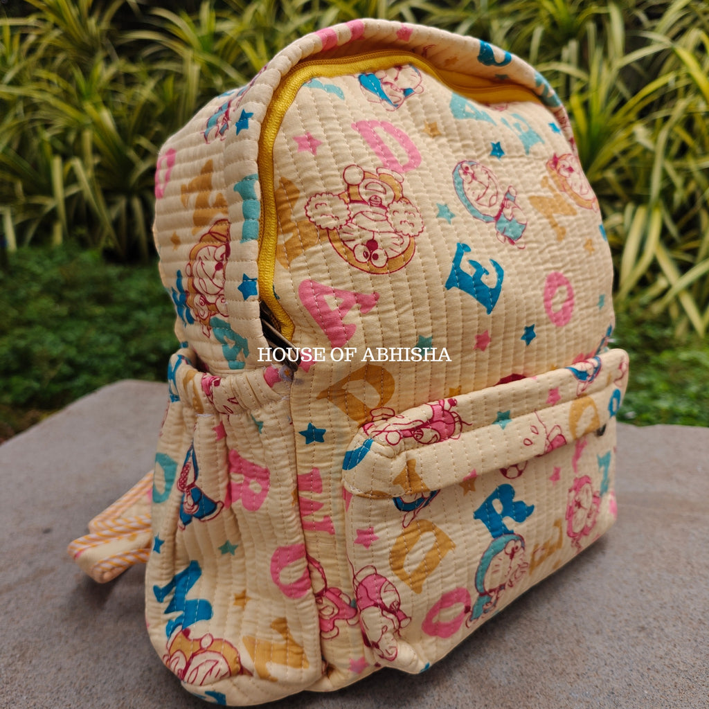 Doraemon Quilted Kids Backpack