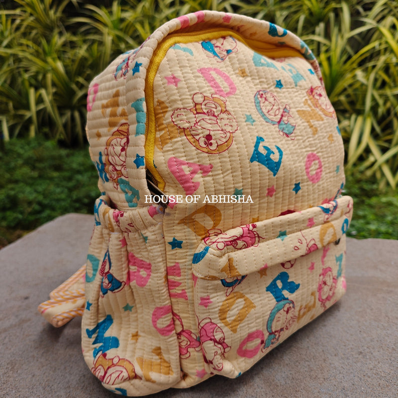 Doraemon Quilted Kids Backpack