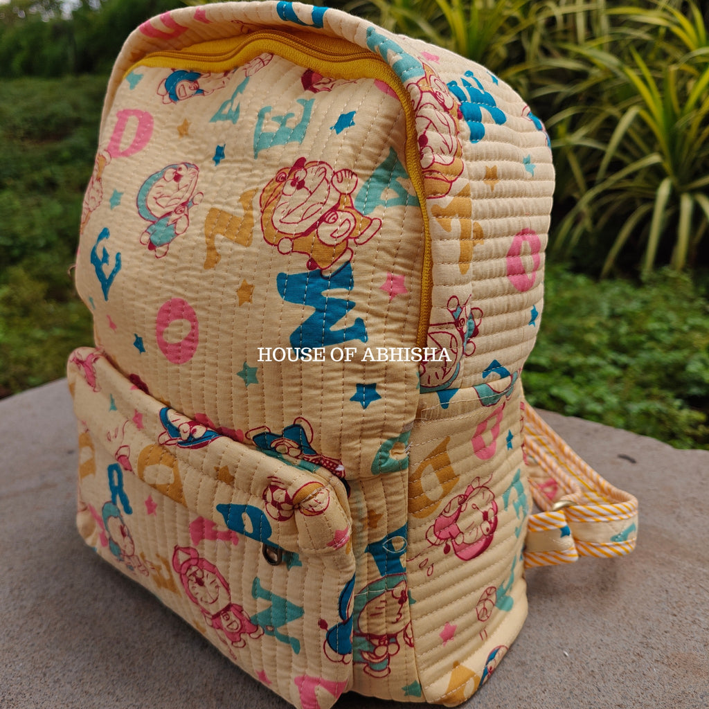 Doraemon Quilted Kids Backpack