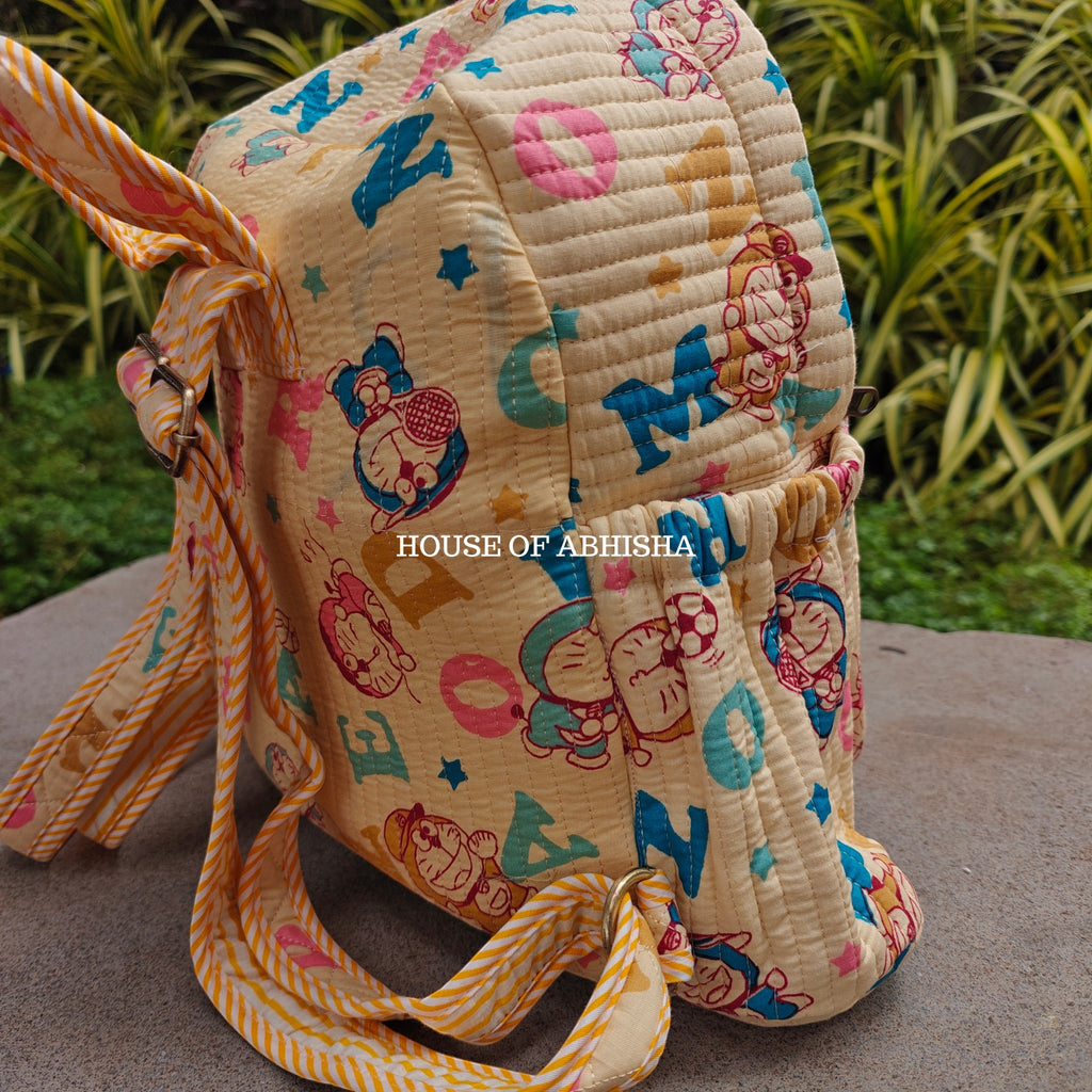 Doraemon Quilted Kids Backpack