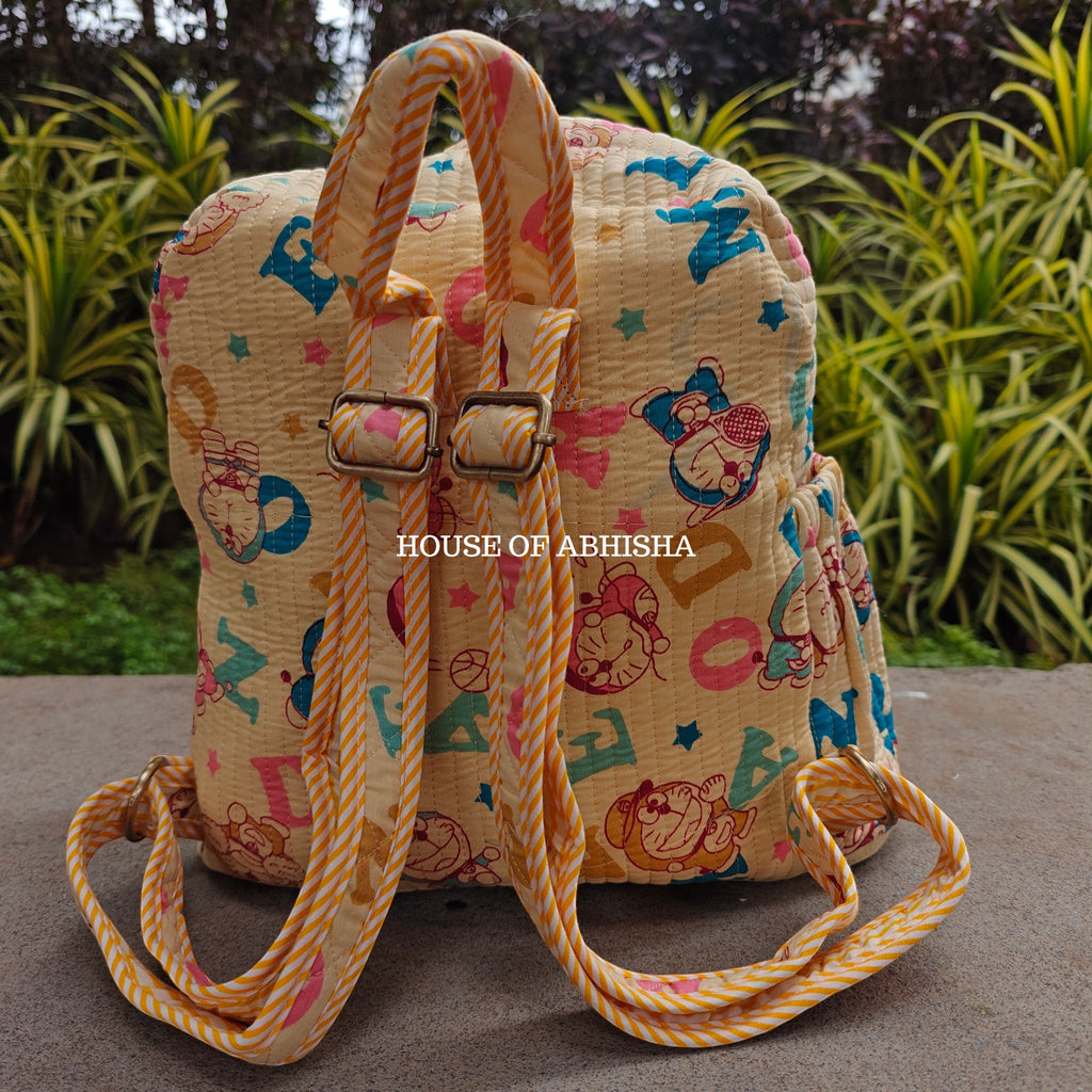 Doraemon Quilted Kids Backpack