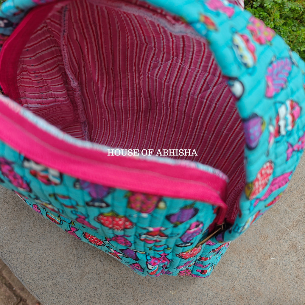 Fishy Fish Quilted Kids Backpack