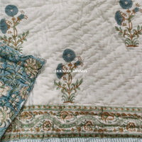 Aprajita Reversible Organic Mulmul Cotton Quilt – Set of 2