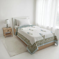 Aprajita Reversible Organic Mulmul Cotton Quilt – Set of 2