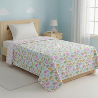 Jumbo Handblock Printed Mulmul Kids Dohar / AC Blanket