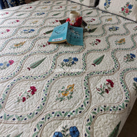 Aprajita Quilted Cotton Reversible Bedcover
