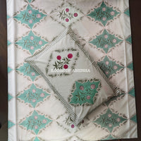 Gulmohar Hand Block Premium Bedsheet Set