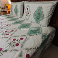Gulmohar Premium Organic Cotton Handblock Bedsheet