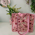 Bagh Mini Quilted Cotton Tote Bag