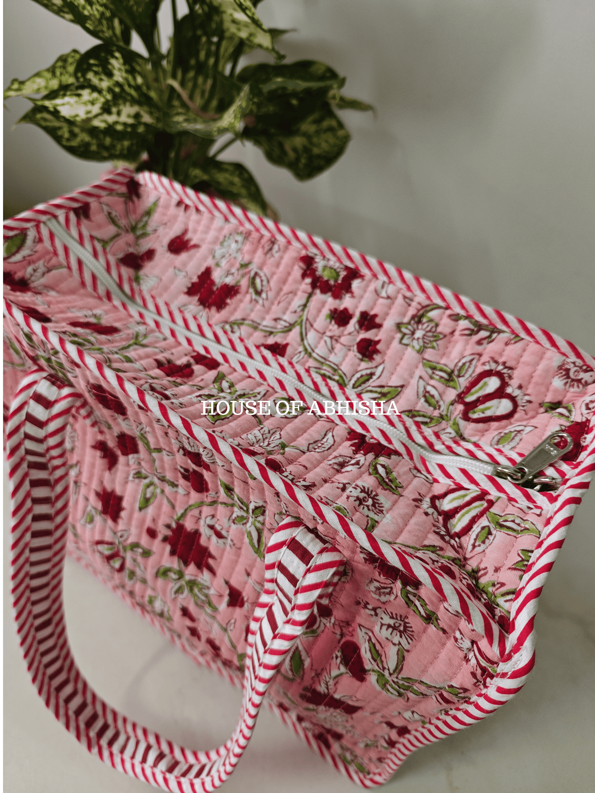 Bagh Mini Quilted Cotton Tote Bag