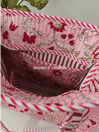Bagh Mini Quilted Cotton Tote Bag
