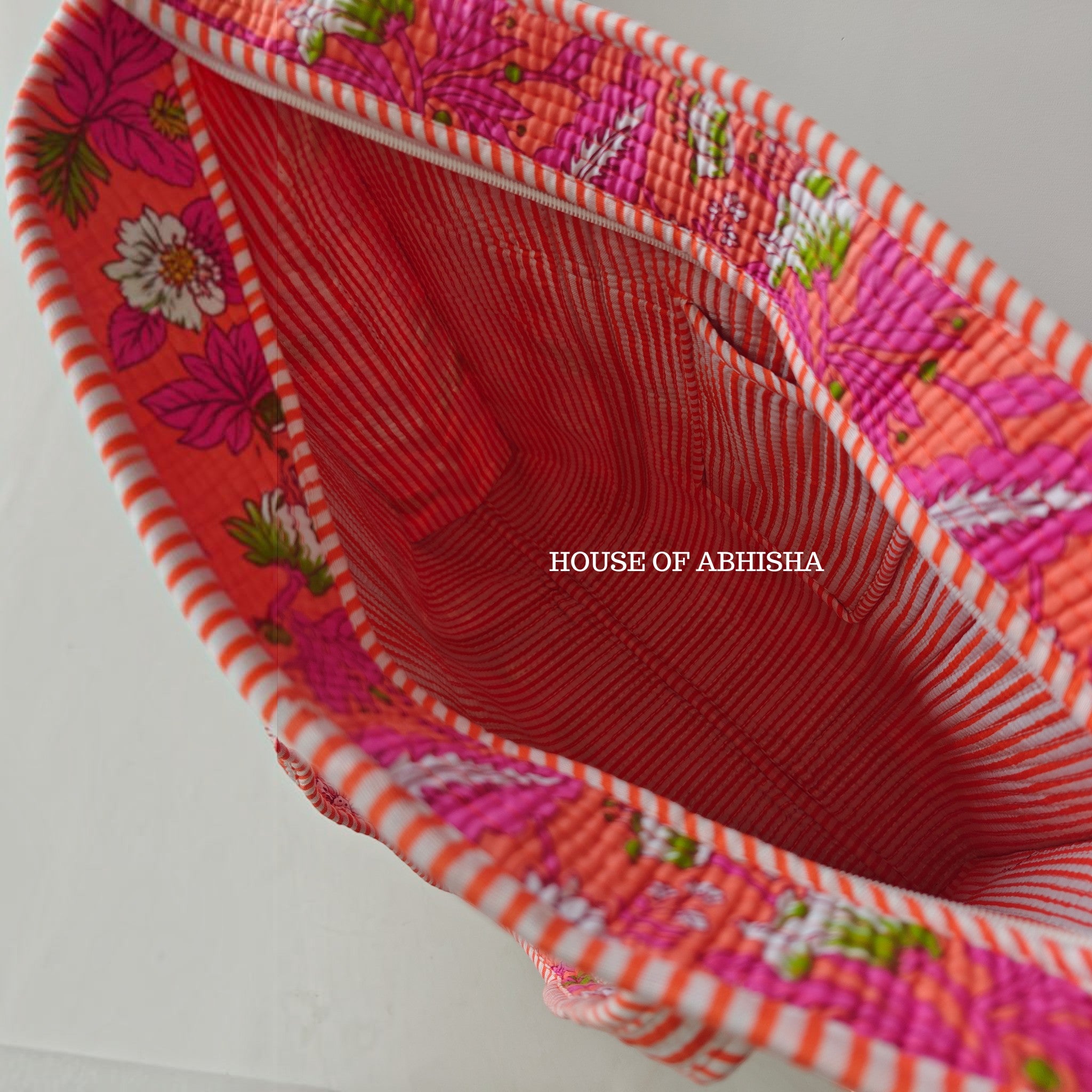 Anokhi Quilted Cotton Tote Bag