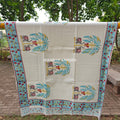 Majestic Handblock Waffle Cotton Towel