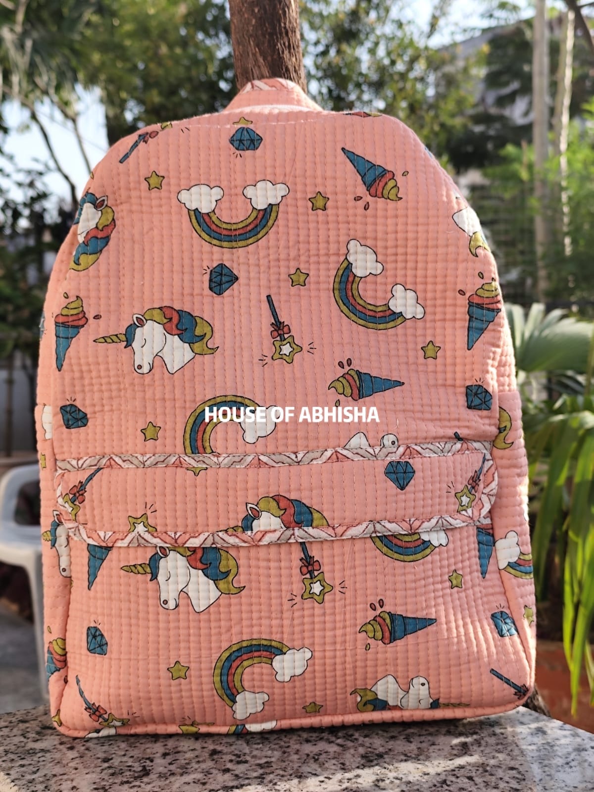 Unicorn Quilted Kids Backpack