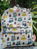 Hooty Quilted Kids Backpack