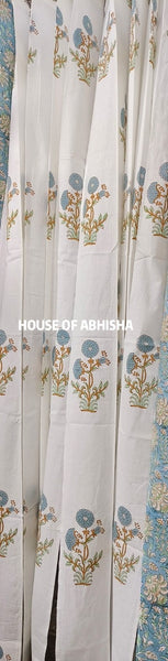 Madhuban Handblock Printed Cotton Curtains