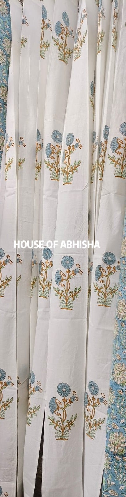Madhuban Handblock Printed Cotton Curtains